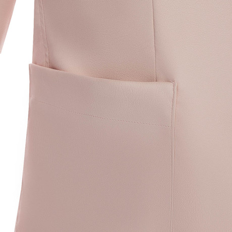 Пиджак со стразами, экокожа, унисекс, розовый, разм.M