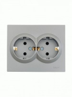 Lezard VESNA роз. СУ 2 мест. 16А  платина (шторки) (ПБТ) (корпус ABS) 742-3500-178B