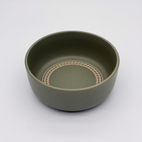 Салатник 15см, тм MILLIMI Треция фисташковый, керамика