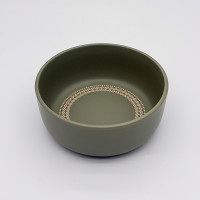 Салатник 15см, тм MILLIMI Треция фисташковый, керамика