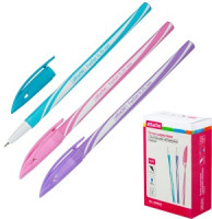 Ручка шариковая Attache Funfair, синий ст. корп.ассорти 1038959