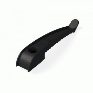 Промрукав крепление (держатель) каб. односторон. ПМ (монт. пист.) ЧЕРНЫЙ ГУ 20шт, цена за шт