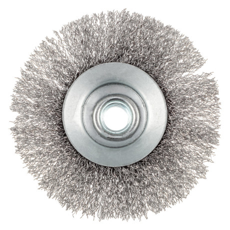 ЕРМАК Щетка металл. для УШМ 100мм/М14 (тарелка)