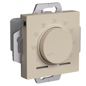 Systeme Electric AtlasDesign мех. термостат(терморег) электр 10А с дат +5° до +45°С песочн ATN001235