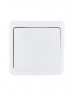 Lezard VIOLA выкл. ОУ 1 кл. бел. (корп. ABS) 751-0200-100