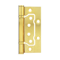 Петля-бабочка без врезки 4х3&quot; 2,2мм pb золото, арт.1