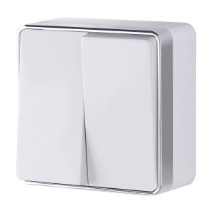 Werkel выкл. ОУ 2 кл. 10A Gallant (белый) W5020001 a051592