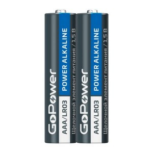 Э/п GoPower LR03 Shrink 2 Alkaline 1.5V (2/40/800)