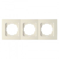 Nilson TOURAN  рамка СУ 3 мест. крем. 24120093