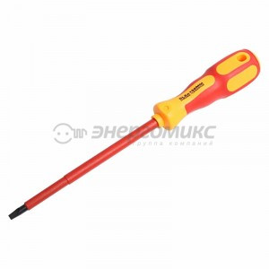 REXANT Отвертка диэлектрическая шлицевая " Электрика " SL 6 X 150мм 12-4714
