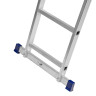 Лестница, 2 х 10 ступеней, алюминиевая, двухсекционная, Сибртех