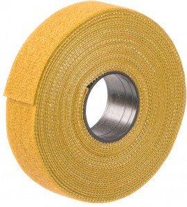 IEK Хомут-липучка нейлон ХКл 20мм желтый (5м/ролл) UHL11-20-5M-K05