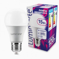 Lumin&#039;arte лампа св/д ЛОН А60 15W E27 (120lm) 4000K 4K 112x60 LSTD-A60-15W4KE27