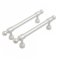 Ручка-рейлинг мебельная 96 AP2306-96 W мат.бел. хром 2шт (цена за пару (15, 150) StahlBuro