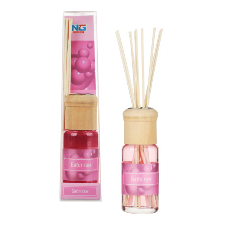 NEW GALAXY Ароматизатор диффузор с палочками, 35мл, Бабл гам