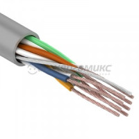 REXANT кабель витая пара U/UTP 4х2х24 AWG Cat5e CU, STRANDED, 305м (цена за бухту) 01-0044