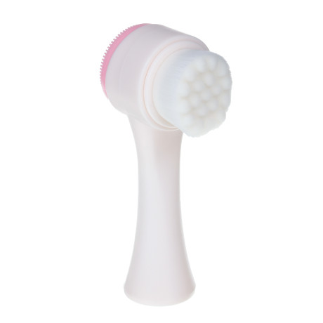 SILAPRO Массажер-щетка для умывания лица, 13x4см, силикон, пластик, 2 цвета