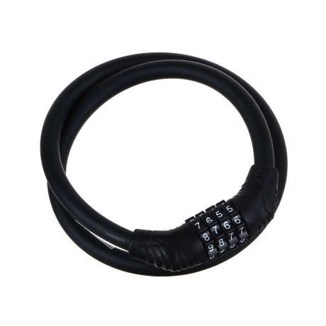 VETTA Замок велосипедный, 12x800мм, с матовым кодовым замком из 4 цифр, 2 цвета