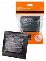 TDM Лама выкл. СУ перекрестный 1 кл. 10А старинное серебро SQ1815-0629