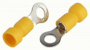 ЭРА наконечник кольцевой изол. НКИ 2,5-6 мм2 d5мм желтый   (уп.50шт, цена за уп ) 63312