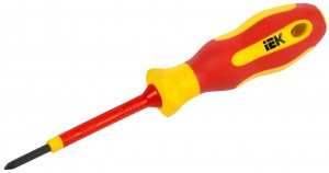 IEK ARMA2L 5 Отвертка диэлектрическая крест. PH0х60 Т2, до 1000В A2L5-SC30-T2-PH-00-060