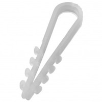Bylectrica дюбель- хомут для круглого кабеля 19-25мм, бел. (цена за уп.100 шт.) ДХК 19-25