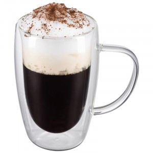 Кружка 450мл боросиликатное стекло AROMA 106481 Leonord