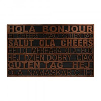 Коврик придверный 45*75 см, медь, "Приветствие"  VORTEX