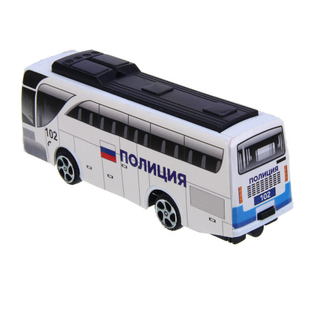 ИГРОЛЕНД Автобус "Спецслужбы", пластик, инерция, 11,5х9х3,5 см, 4 дизайна