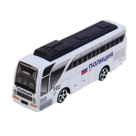 ИГРОЛЕНД Автобус "Спецслужбы", пластик, инерция, 11,5х9х3,5 см, 4 дизайна