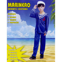Костюм К350 Моряк 4-6л (комплект:рубашка`штаны`панама)