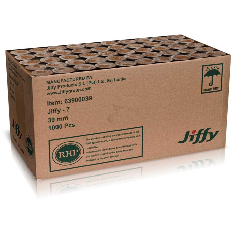 Торфоперегнойные таблетки Джифи-7 (39мм) ЦЕНА за КОРОБКУ 1000шт