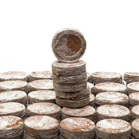 Торфоперегнойные таблетки Джифи-7 (39мм) ЦЕНА за КОРОБКУ 1000шт