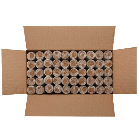 Торфоперегнойные таблетки Джифи-7 (39мм) ЦЕНА за КОРОБКУ 1000шт