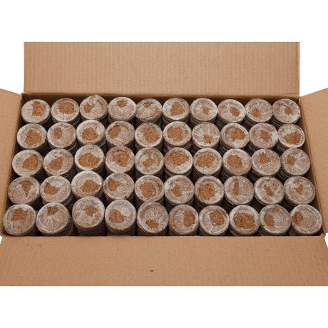 Торфоперегнойные таблетки Джифи-7 (39мм) ЦЕНА за КОРОБКУ 1000шт