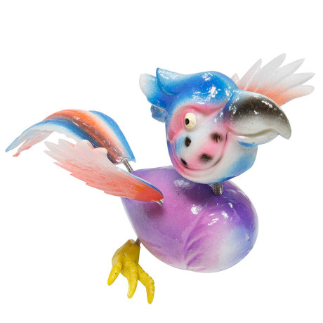 Штекер садовый Попугай с пружинками NA2068 11*8см (480)