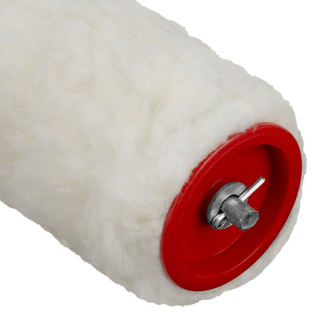 Валик "Натуральный мех", в сборе, 100 мм, D 48 мм, D ручки 6 мм, крепление шплинтом Сибртех