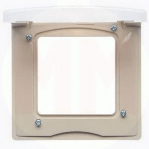 IEK ETIKA рамка СУ 5 мест. сл. кость (IP44) 672560