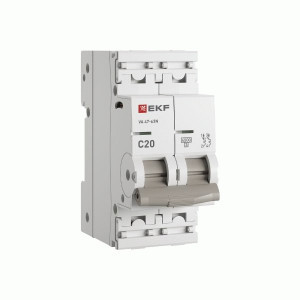 EKF PROxima автоматический выкл. ВА 47-63N 2P 20А 4,5кА х-ка C M634220C