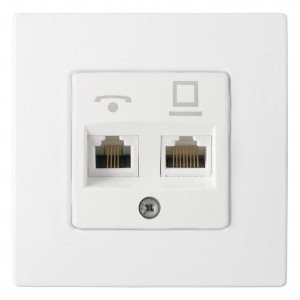 Bylectrica Мастер роз. СУ (комп.+телеф.), белый (корп. ABS) ТРК-5032