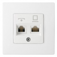 Bylectrica Мастер роз. СУ (комп.+телеф.), белый (корп. ABS) ТРК-5032