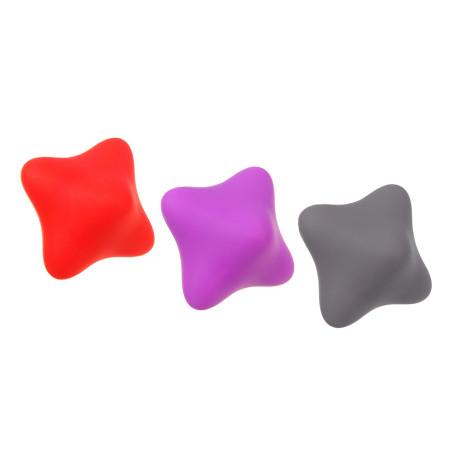 SILAPRO Массажер для триггерных точек, 6x4.7см, силикон, 3 цвета