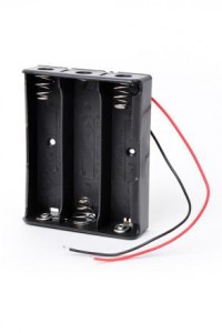 Батареечный отсек ROBITON Bh3x18650 с двумя проводами, 12328