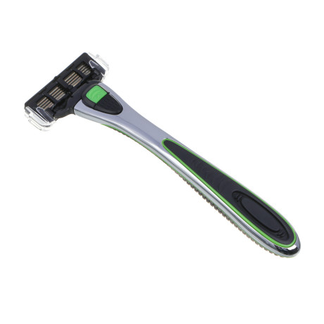 PROWAY Станок для бритья мужской(5 лезвий) + 2 сменных кассеты, пластик