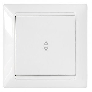 Bylectrica СТИЛЬ выкл. 1 кл. СУ перекрестный белый, (С6/2 10-825)