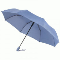 Зонт полуавтоматический складной 98см голубой 108966 Leonord