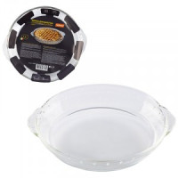 Форма д/выпечки CAMILLA с ручками, 1,3л, d=25,5см, боросиликатное стекло, 103633 Mallony