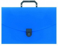 Папка портфель пласт. Attache A4/06 40мм синий 112337