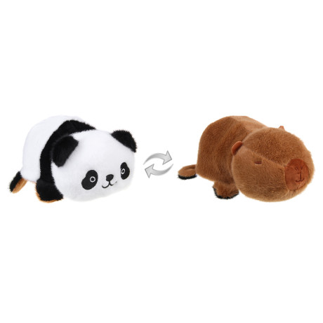 ИГРОЛЕНД Мягкая игрушка "Вывернушка-зверушка", 22 см, полиэстер, 3 диз.