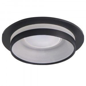 Feron св-к встр. под лампу MR16 G5.3, черный 40х92 DL362 48812